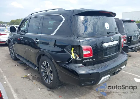 2018 Nissan Armada Sl из США, поврежденный, VIN JN8AY2ND1J9051528